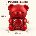 Фото 4 — Подарочная коробка для украшений | Мишка с вращающейся розой