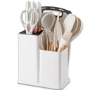 Фото 4 — Набор силиконовых кухонных принадлежностей 19 предметов Kitchen Set Кухонный набор с досточкой