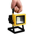 Фото 2 — Аккумуляторный прожектор с 3 аккумуляторами (30W, 24LED) D15, Желтый / Светодиодный переносной фонарь