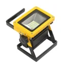 Фото 6 — Аккумуляторный прожектор с 3 аккумуляторами (30W, 24LED) D15, Желтый / Светодиодный переносной фонарь