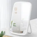 Фото 6 — Зеркало для макияжа с LED подсветкой, LED Makeup Mirror, Белый / Настольное зеркало аккумуляторное