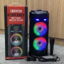 Фото 5 — Портативная колонка ZQS4239, Bluetooth 5.0, 8Wх2 Вт, 1800mAh с пультом и проводным микрофоном