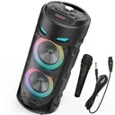 Фото 4 — Портативная колонка ZQS4239, Bluetooth 5.0, 8Wх2 Вт, 1800mAh с пультом и проводным микрофоном