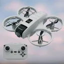 Фото 2 — Мини-дрон квадрокоптер + пульт управления, S11 Mini Neo Drone, Серый / Аккумуляторный квадрокоптер / Ударопрочный складной дрон