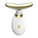 Фото 3 — Лифтинг массажер для лица и шеи Face Lifter, Белый / Микротоковый массажер для шеи и лица с импульсным светом
