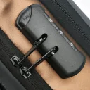 Фото 4 — Мужская сумка через плечо с USB-разъемом и кодовым замком, 32х16см, Серый / Водонепроницаемая сумка слинг