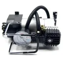 Фото 5 — Автомобильный компрессор от прикуривателя 965 кПа, Air pump HS-208, Черный / Насос для автомобильных шин