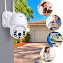 Фото 5 — Уличная поворотная IP-камера видеонаблюдения 4 Мп Wi-Fi V380 Pro с ночным видением до 30 м, датчиком движения, защитой IP66