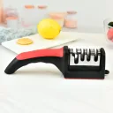 Фото 3 — Точилка для ножей Sharpener RS-168 NJ-523, Черный / Кухонная механическая точилка / Ножеточка