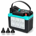 Фото 2 — Фонарь с колонкой GDLITE GD-9008 MUSIC Bluetooth FM PD 20W 3 лампы