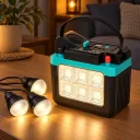 Фото 3 — Фонарь с колонкой GDLITE GD-9008 MUSIC Bluetooth FM PD 20W 3 лампы