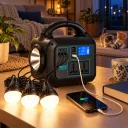 Фото 3 — Зарядная станция GDLITE GD-9001 PRO, 220 В, 150 Вт, LiFePO4, 3 лампы
