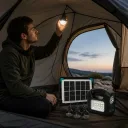 Фото 5 — Фонарь LED GDLITE (GD-3PRO) (Солн. панель 5V/4W; аккум-LiFePO4 3,2V/5Ah; 3 лампы LED)