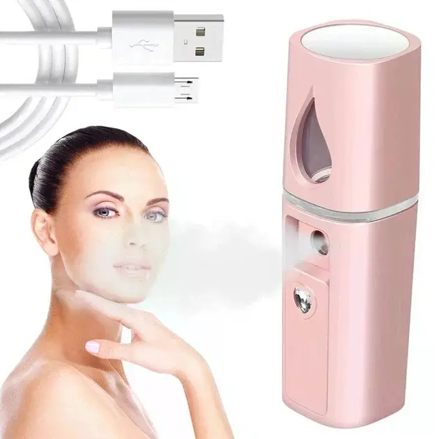 Портативний зволожувач для обличчя Nano Mist Soraver AND MSK-3445 рожевий