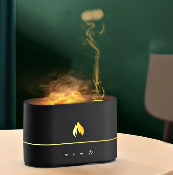 Ультразвуковий зволожувач повітря Flame Mist з ефектом полум'я