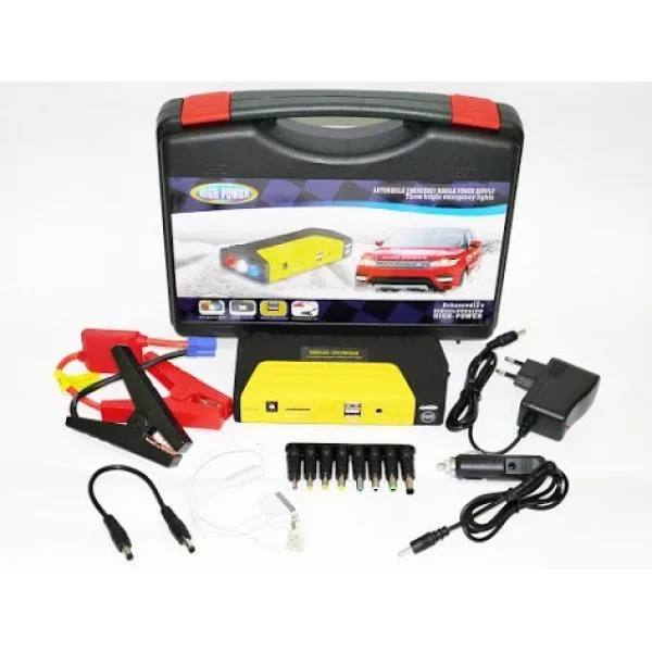Автомобільний пуско-зарядний пристрій з компресором JUMPSTARTER TM15 PUMP, 50800 мАг