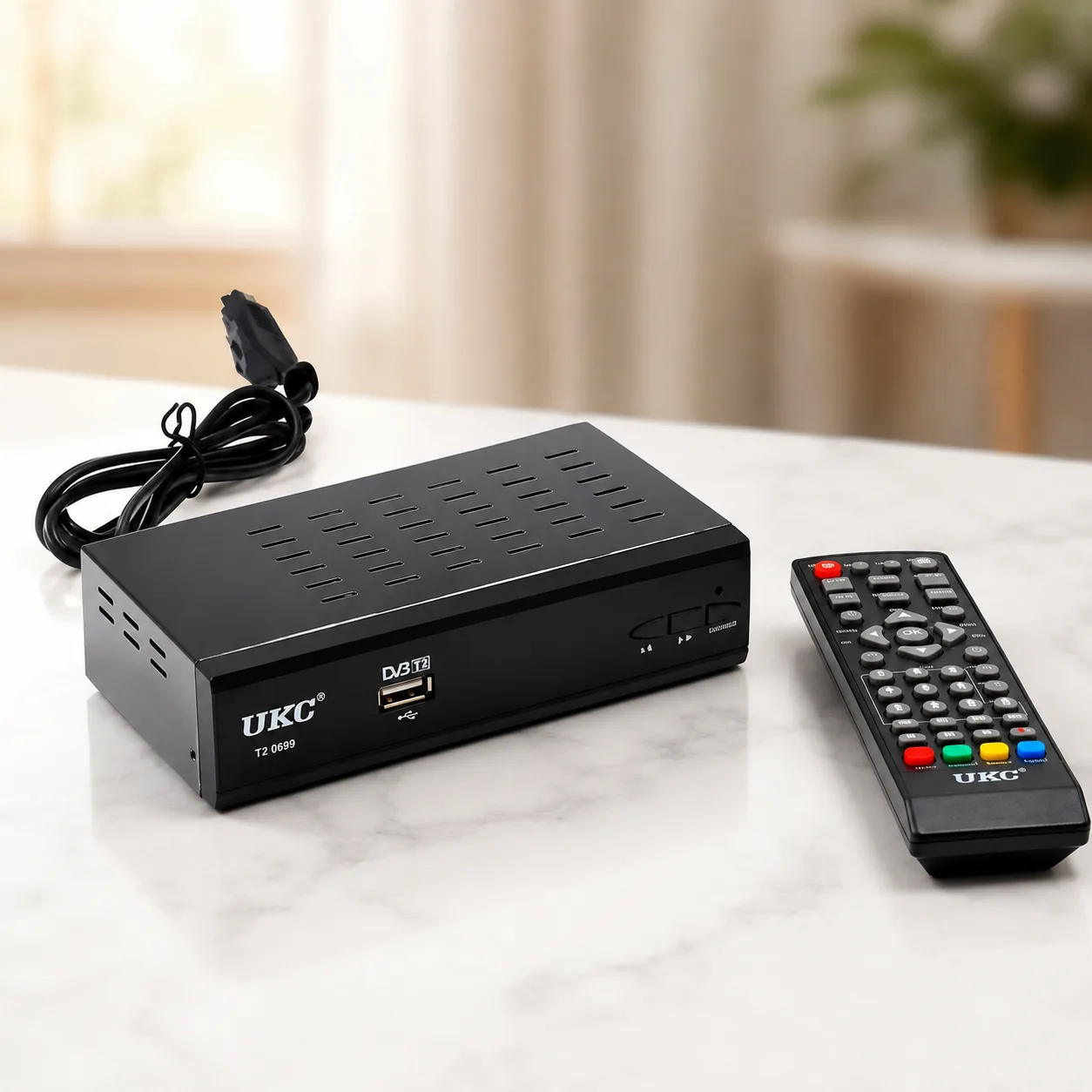 Цифровий Т2 тюнер DVB-T2 з підтримкою Wi-Fi, HDMI, USB та Full HD 1080P