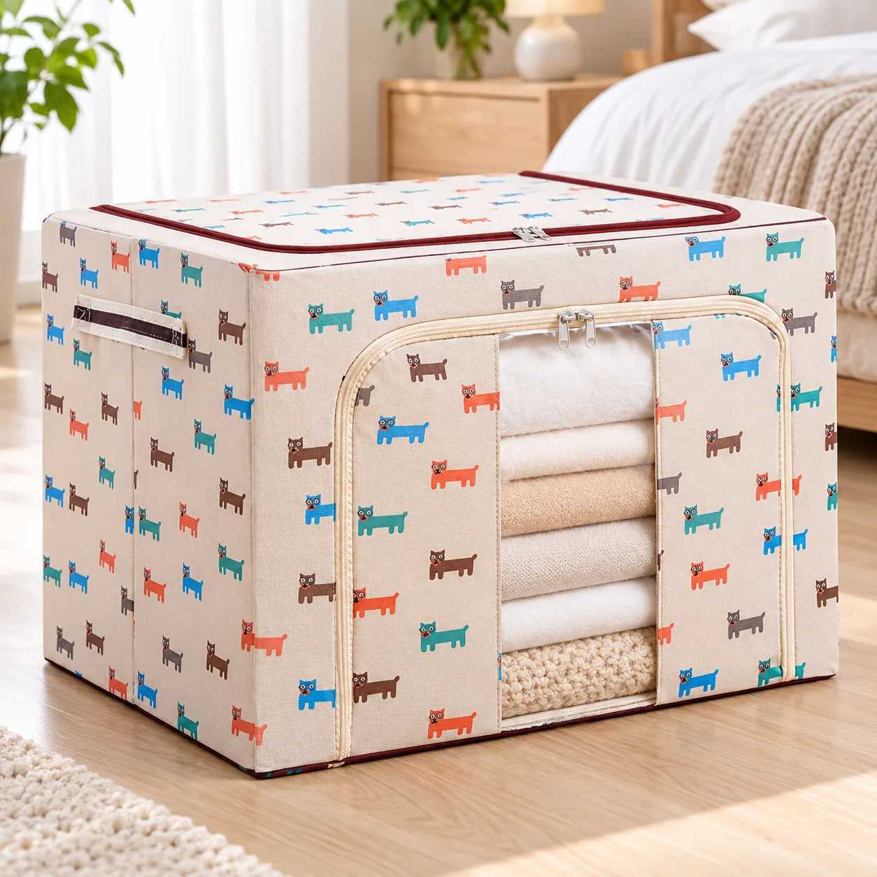 Чохол для зберігання речей та постільної білизни / Органайзер Storage Box AND XL-1592 66 л