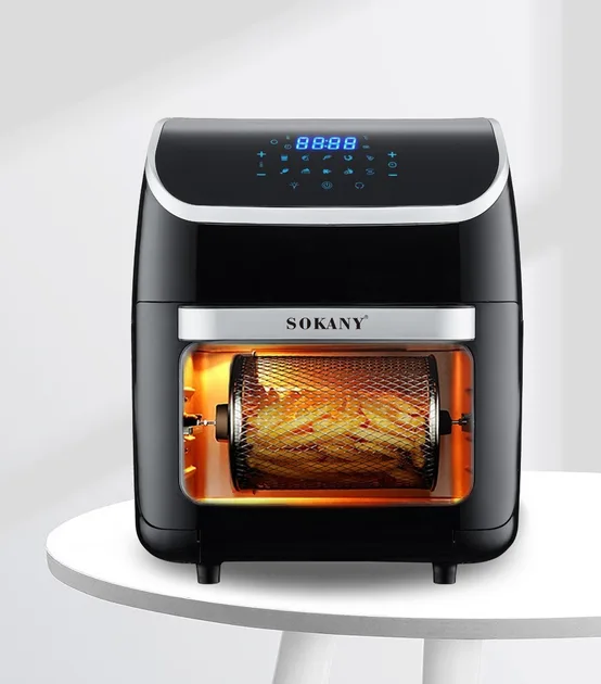 Аерофритюрниця-аерогриль SOKANY SK-8039, 14 л, 2500 Вт, з захистом від перегріву