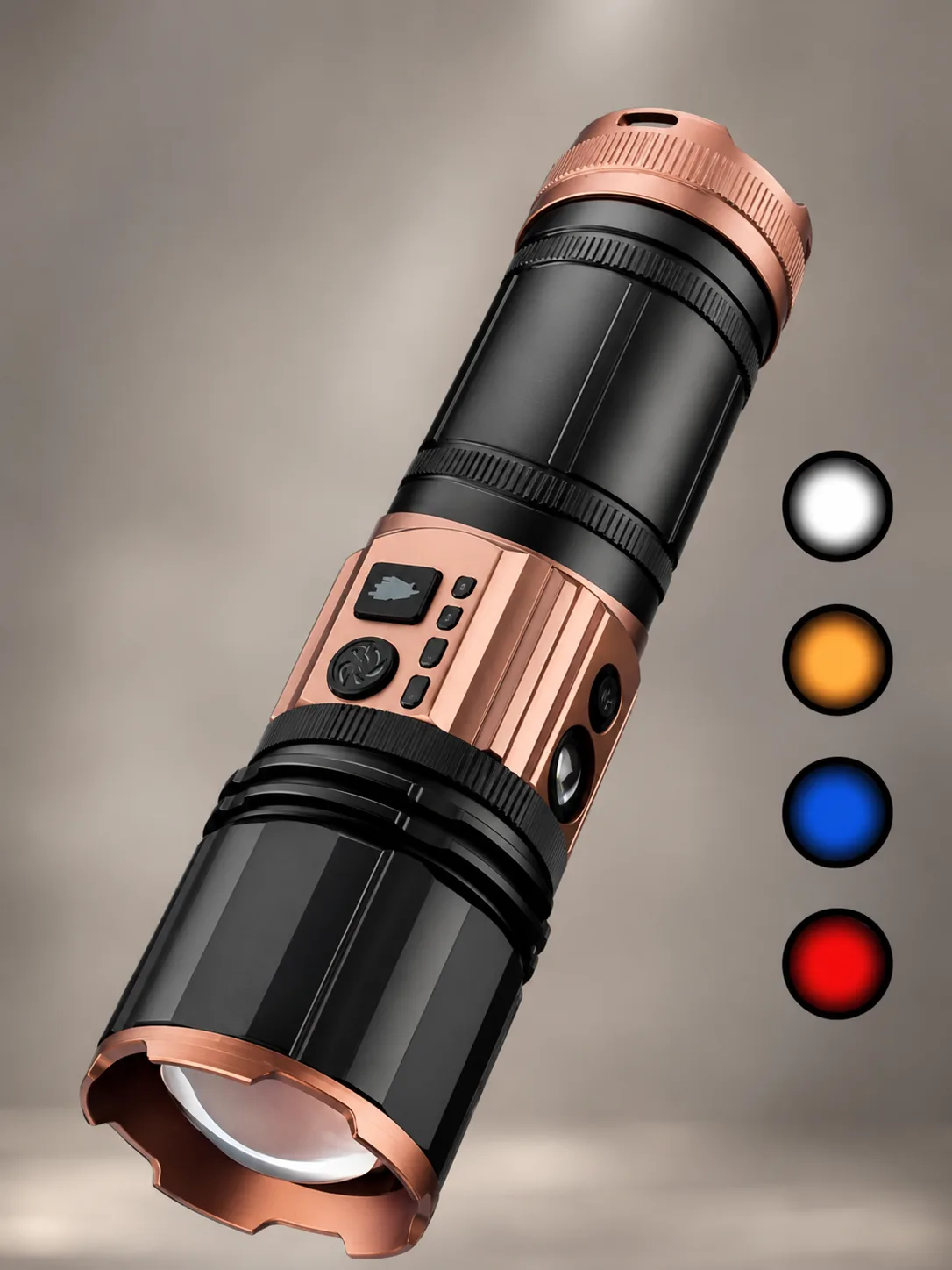 Ліхтарик акумуляторний COBA CB-G008-1, USB-вихід, 18800 мАг, 4 кольори світла
