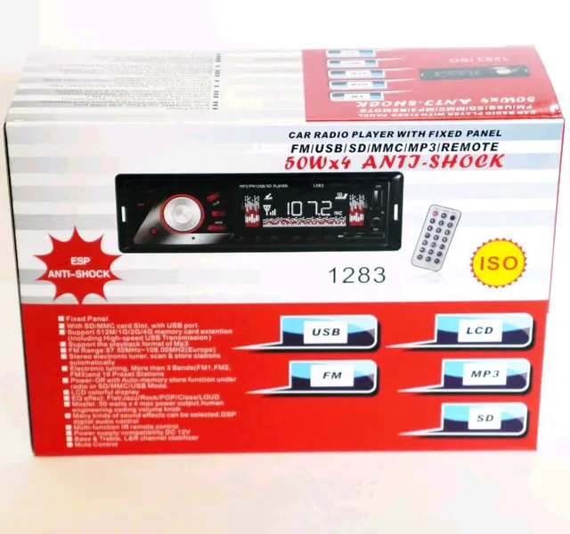 Автомагнітола Pioneer SPOWER 1283, USB+SD+AUX+FM, 4x50 Вт
