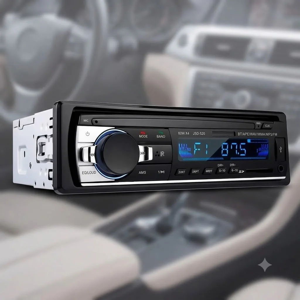 Автомагнітола SA-520 ISO з Bluetooth та підсвічуванням