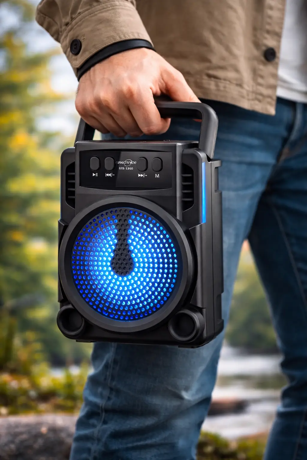 Колонка портативна бездротова GTS-1360 Dual 3"