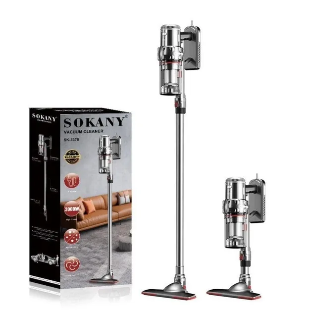 Пилосос бездротовий Sokany SK-3377 для сухого прибирання, 2000 Вт