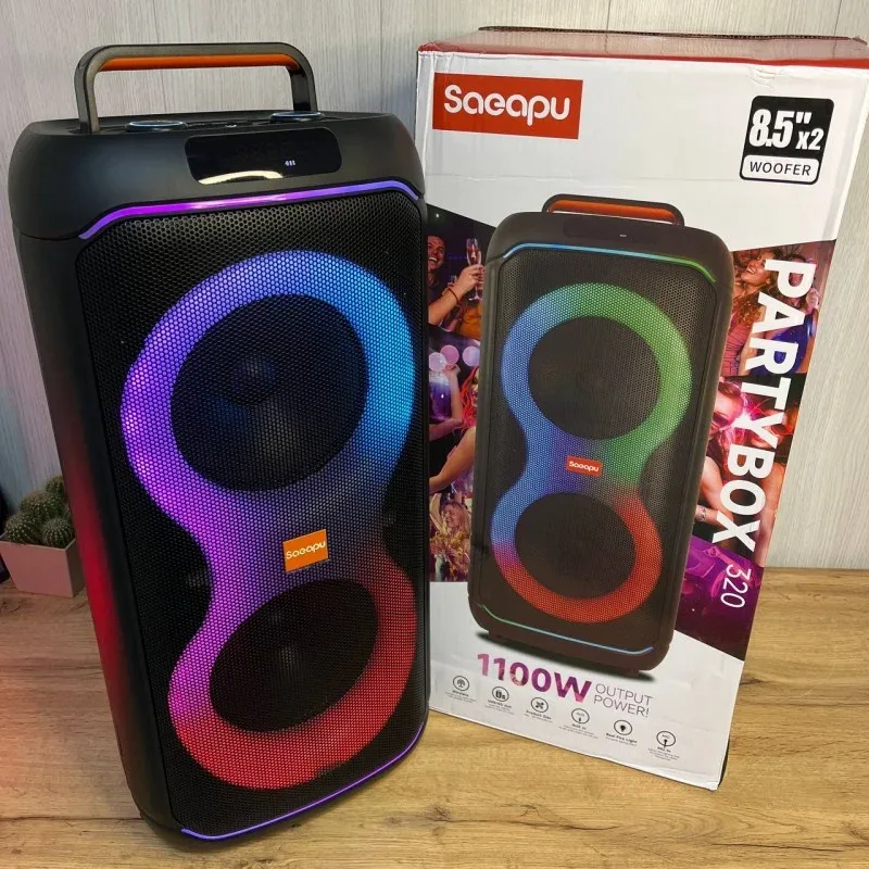 Портативна колонка Bluetooth PartyBox 320, 240 Вт, RGB, чорна