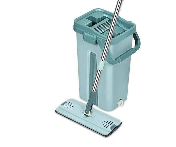 Швабра-ледар з відром 10 л та віджимом Scratch Cleaning Mop
