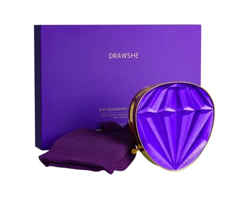 Тональний кушон DRAWSHE Cushion 3 in 1 PURPLE, 10 мл, + спонж