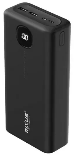 Повербанк Rixus RXPB40, 40000 mAh, 22.5W, з дисплеєм