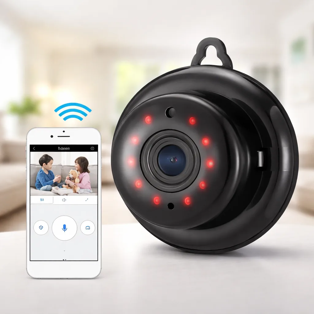 Міні-камера охоронна DG-MYQ з нічним баченням, 720P, WiFi, мікрофон