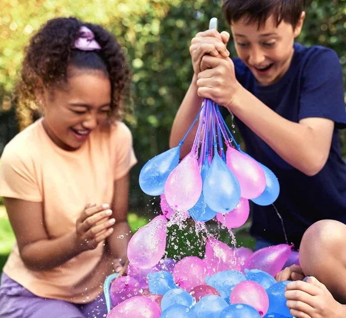 Водяні кульки-бомбочки для водних боїв Happy Baby Balloons, 111 шт.