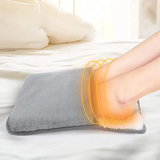 Електрогрілка для ніг до 60°С (30×30 см), USB, Foot warmer