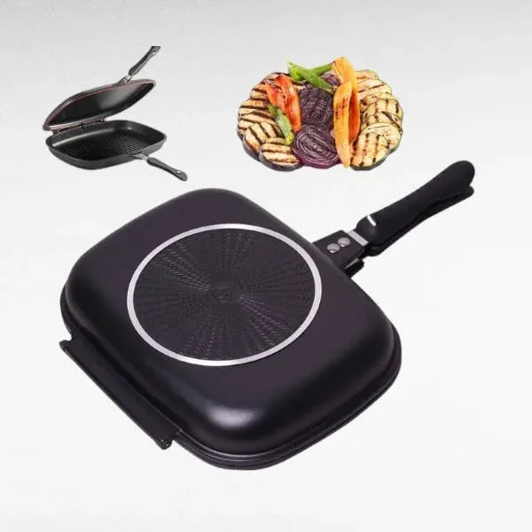Подвійна сковорода-гриль Double Grill Pan 32 см
