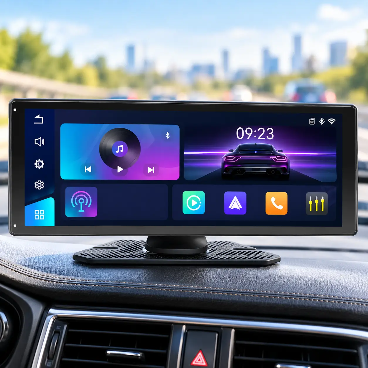 Магнитола 901W 10.26" PND / Монитор 10.26" / Автомобильная стереосистема Bluetooth, Mirror Link, AUX