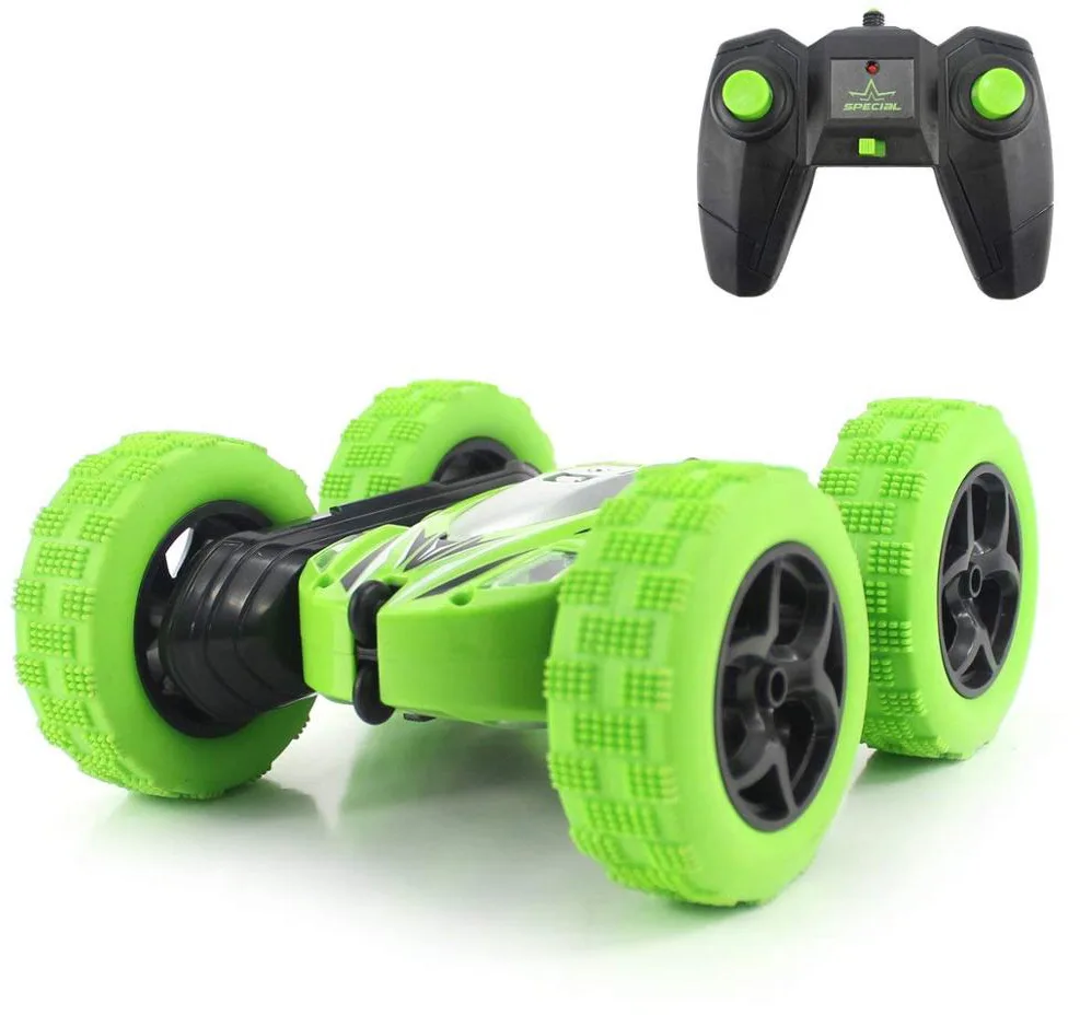 Машинка-перевертень трюкова на радіокеруванні Ydjia Stunt Car D828, Green