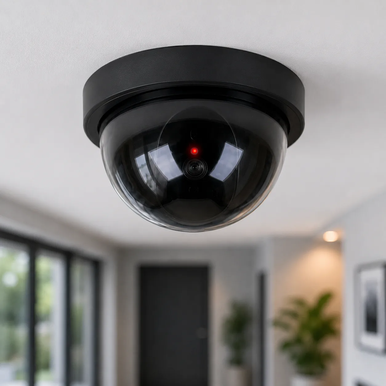 Dummy camera CAMERA DUMMY 6688 BALL / Dummy dome CCTV camera with motion sensor and LED indication