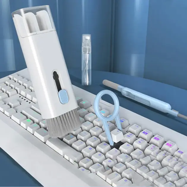 7-in-1 cleaning kit for keyboards, headphones, screens, multifunction brush