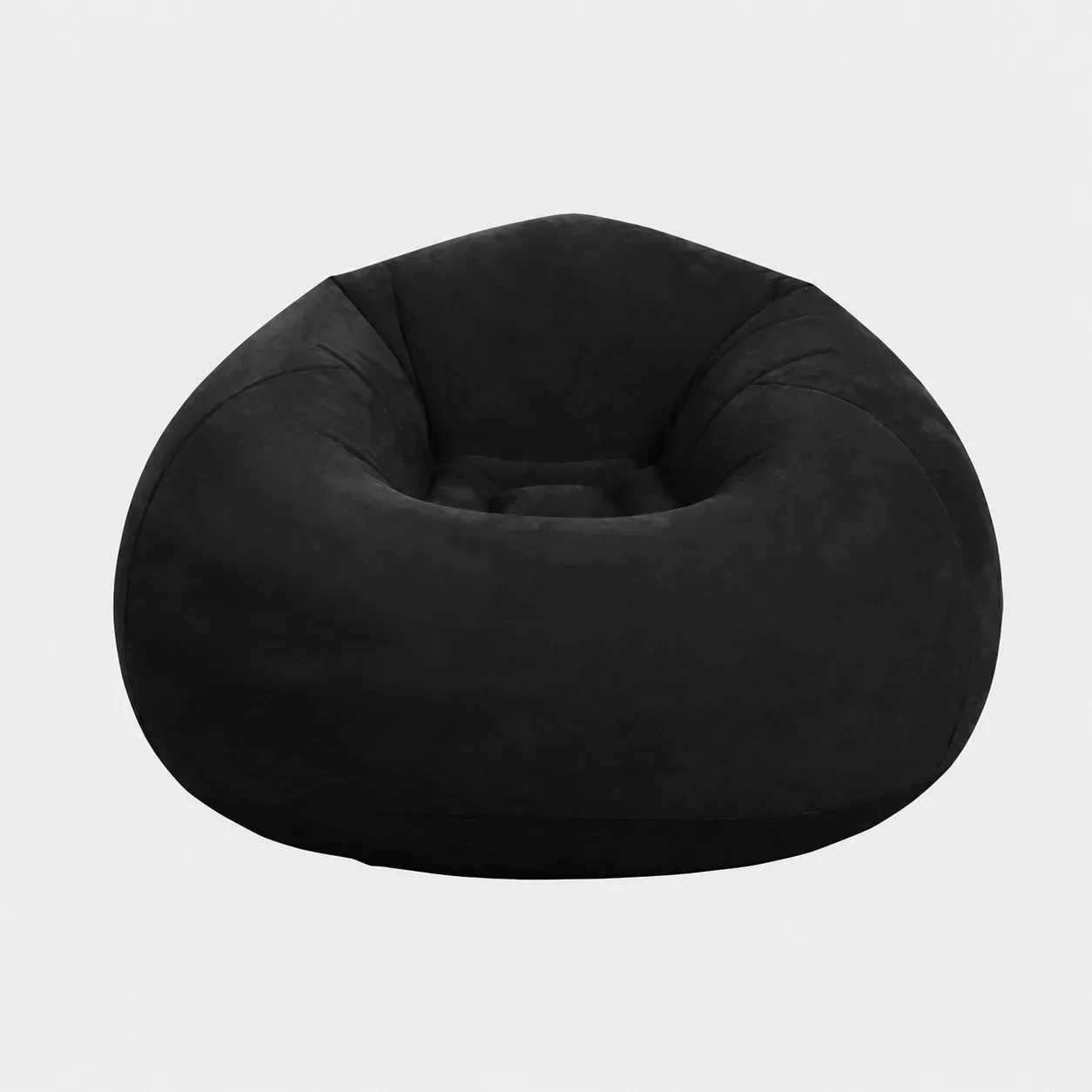 Надувне крісло-пуф Inflatable Sofa 110х110х85 см, чорне