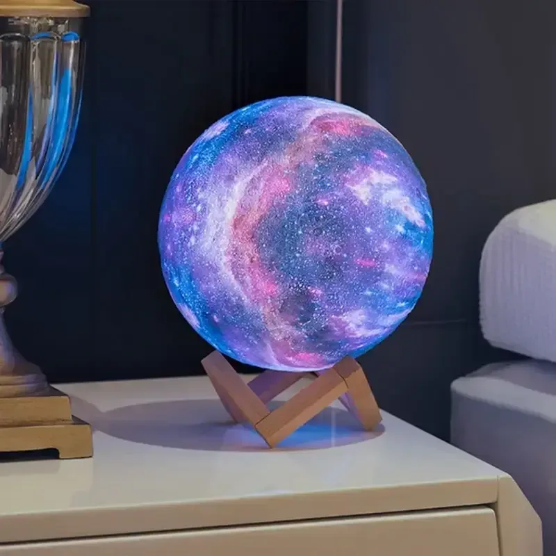 Нічник сенсорний 3D Космос Moon-light, 15 см