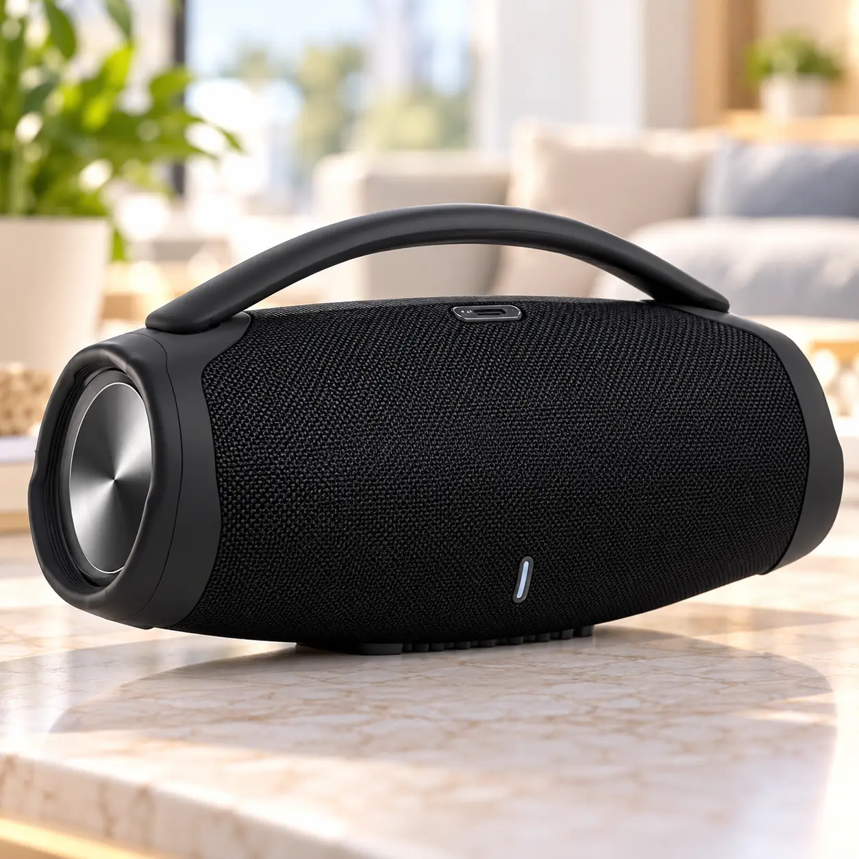 Портативная колонка Booms Box 3 / Колонка Bluetooth черная / Портативная колонка 100 Вт
