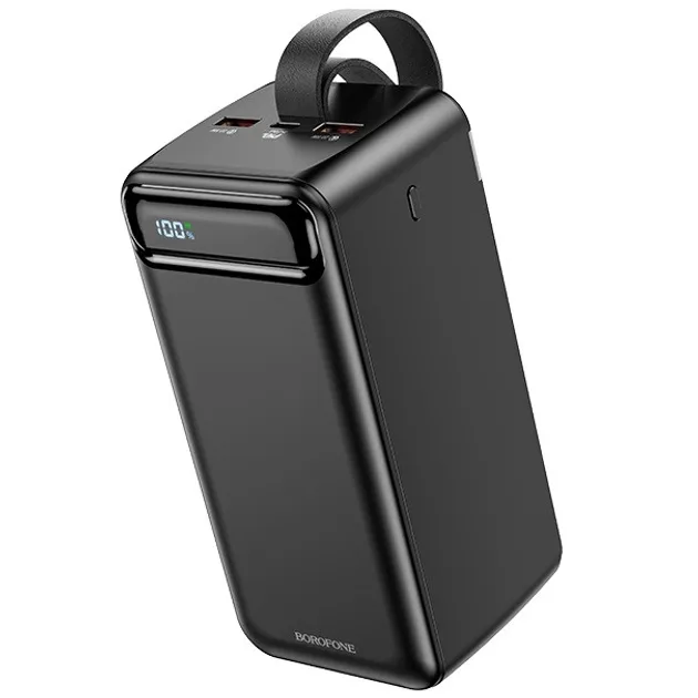 Повербанк BOROFONE BJ14D, 50000 мАг, чорний