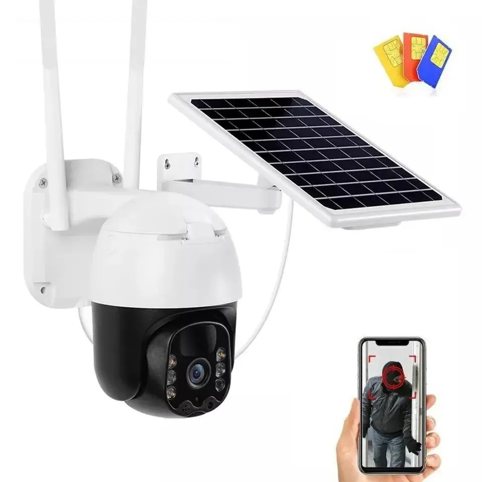 Камера відеоспостереження поворотна сонячна 4G solar cam, 1080P, погодозахисна