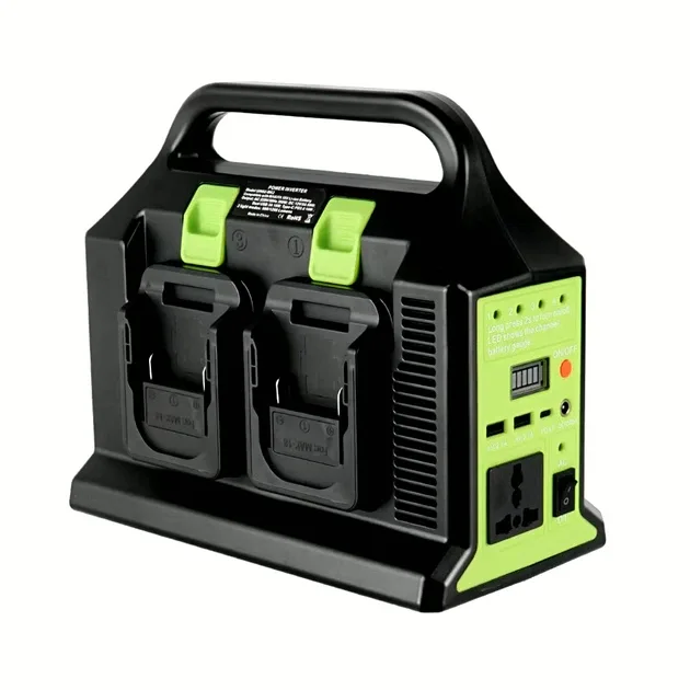 Перетворювач напруги/інвертор UIN2, 300 Вт, 12V→220V, для акумуляторів LXT, USB, Type-C, 12В, LED