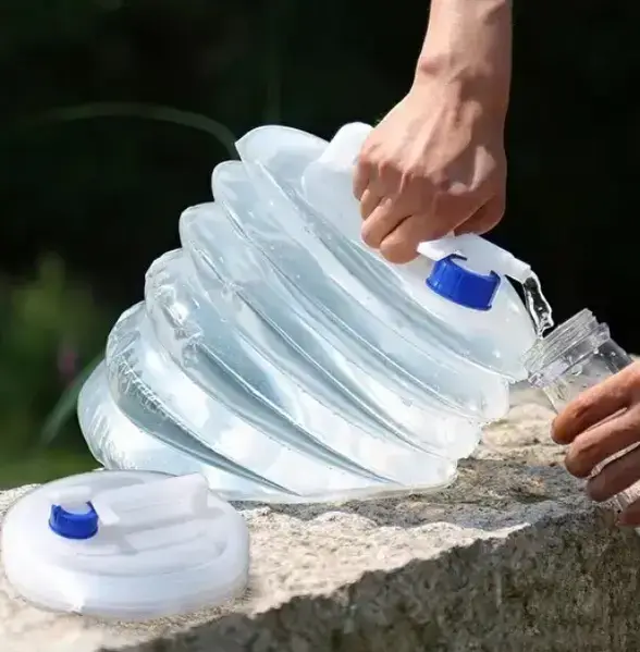 Складана каністра для води та харчових рідин, 10 л