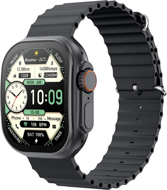 Смарт-годинник ULTRA 1-1 Smart Watch 49mm, чорний