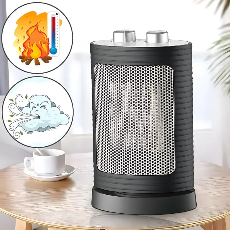 Тепловентилятор підлоговий Domotec MS-5905 Ceramic, 1500 Вт, сірий