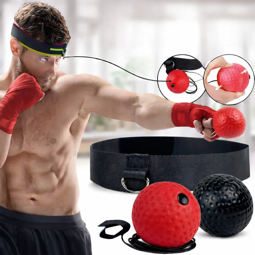 Тренажер м'яч для боксу Fight Ball на гумці